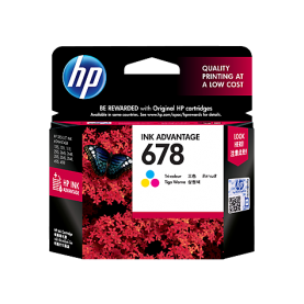 HP 678 Tri-color Ink Cartridge