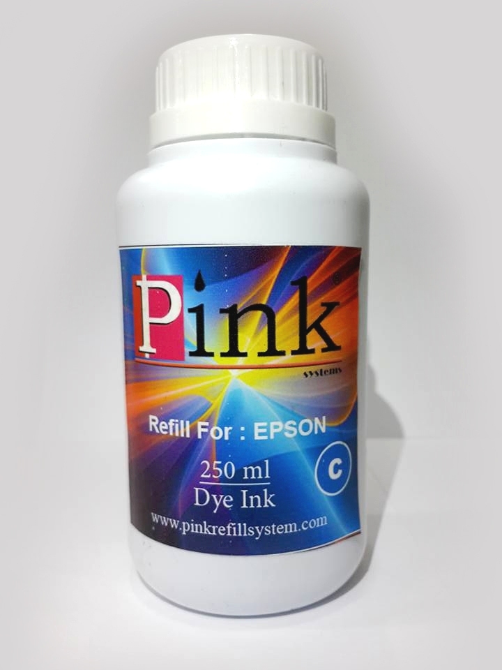 Tinta Refill Pink Epson Dye Cyan 250ml