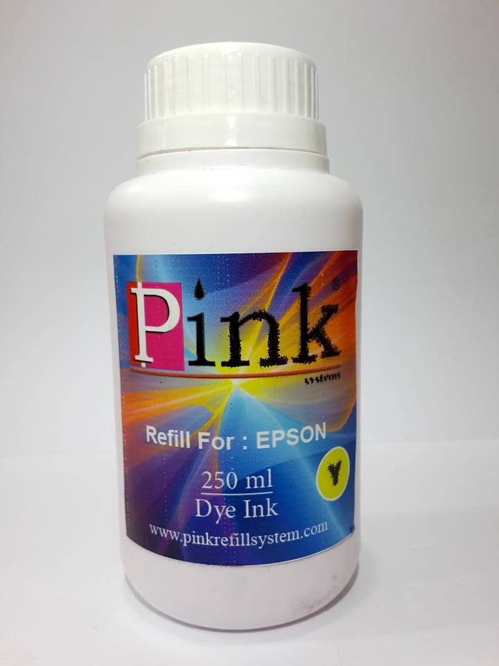 Tinta Refill Pink Epson Dye Yellow 250ml