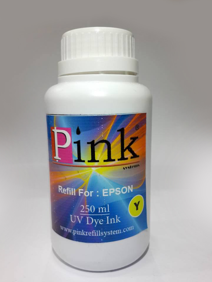 Tinta Refill Pink Epson UV Yellow 250ml