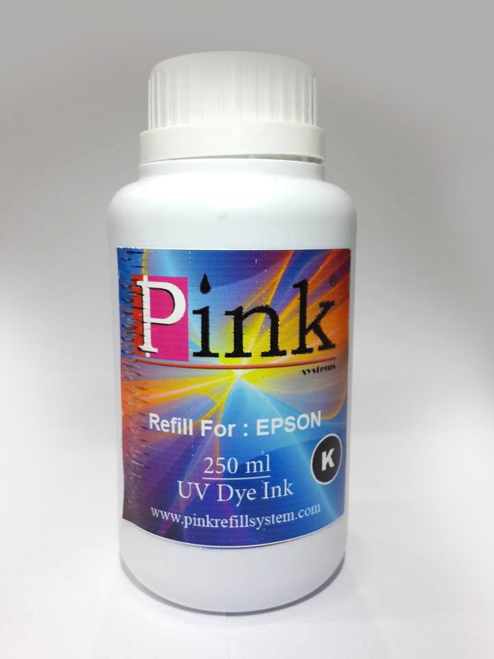 Tinta Refill Pink Epson UV Black 250ml