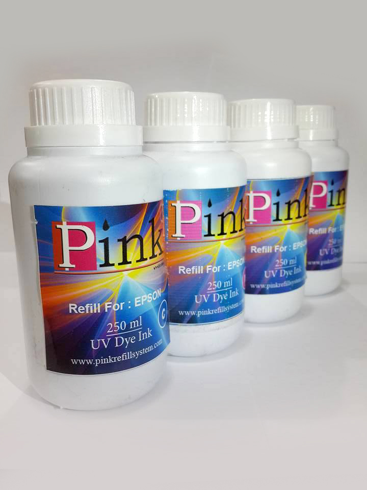 Tinta Refill Pink Epson UV 4 Colours 250ml