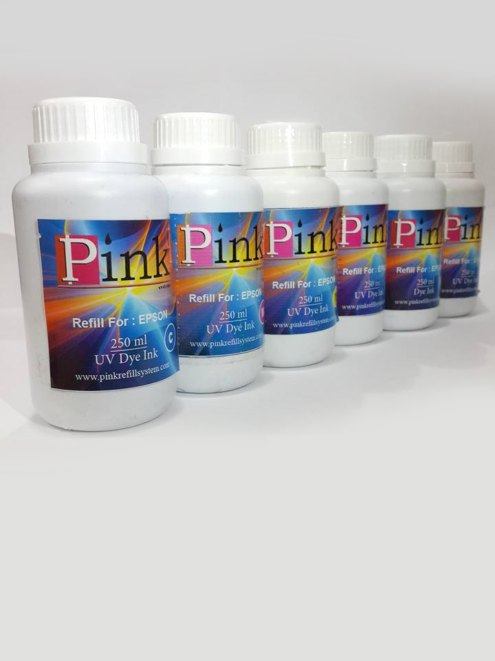 Tinta Refill Pink Epson UV 6 Colours 250ml